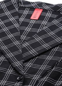 Chic Checked Midi Dress