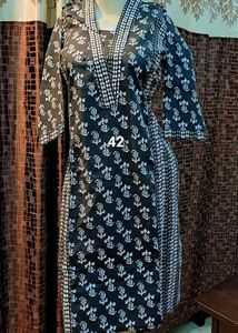 New stock Elegant Black &amp; White Cotton Kurta