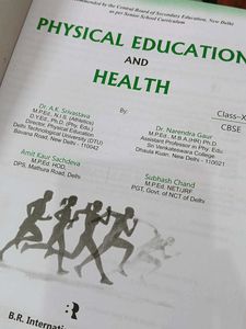 Physical Education and Health Class XI CBSE Book