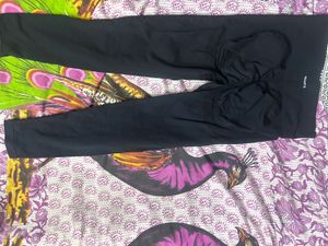 savana Black Athleisure Leggings