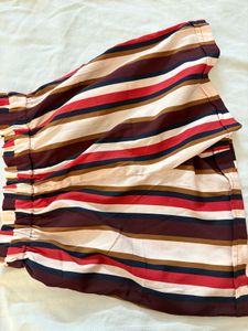 Striped Tie-Waist Shorts *price Lowered*