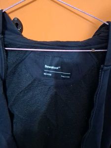 Black Zip-Up Hoodie