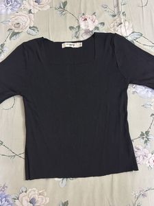 Black Crop Top