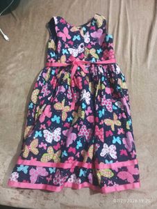 Cute Butterfly Print Dress