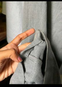ZARA Grey Wide Leg Trousers
