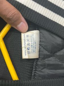 Varsity Jacket with Camera Graphic