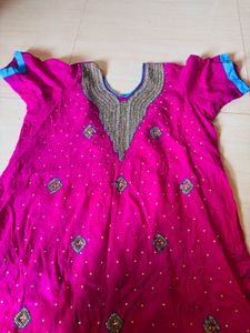 diamond work kurti