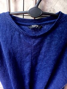 SHEIN BRANDED Blue fancy top