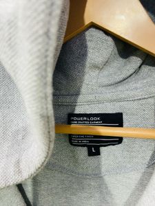 Gray Zip-Up Hoodie