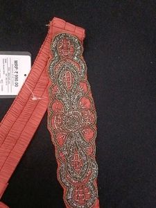 Light Orange Shade Beaded Belt