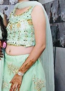 Mint Green Lehenga Choli