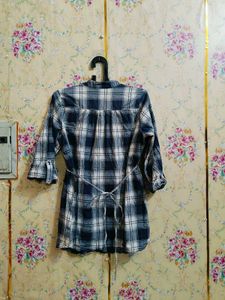 🇳🇿💫🎀Chic Plaid Button-Down Shirt Dress