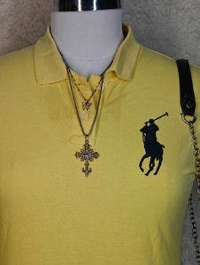 Yellow Polo T-Shirt with Number 3