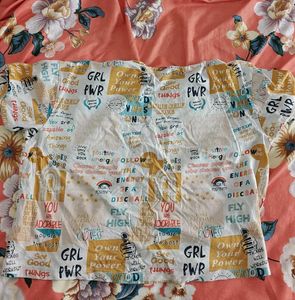 Girl Power Graphic Print Tee