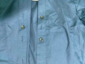 Classic Navy Blue Collared Shirt