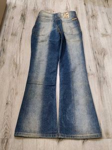 Ma554 Red Fort Bootcut Jeans Waist 24
