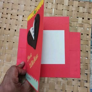 Handmade "Best Wishes" Card