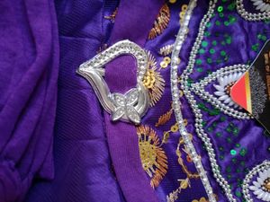 Sharvi Girls' Festive Purple Dress