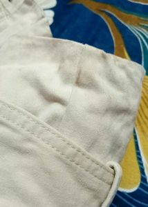 Cream Cropped Jacket