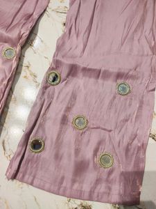 new mirror work 3 piece kurta set
