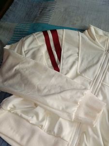 Retro Cream Track Jacket