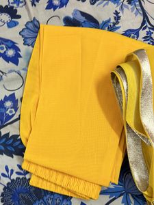 Mustard Yellow Colour Anarkali Suit Set