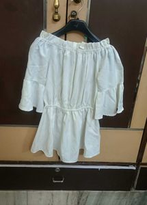 Off-Shoulder Flared Sleeve Top