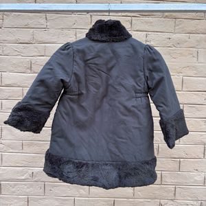 Girls Black Winter Coat