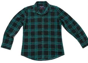 Green Plaid Flannel Shirt