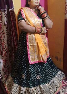 Beautiful Gota Patti Chunari Lehenga Choli Set