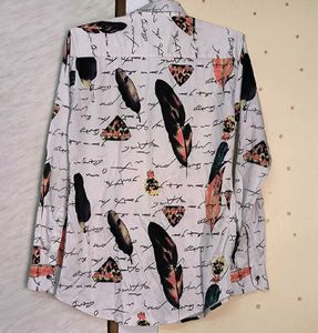 New Satin Print Shirt 🪶