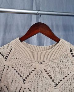 Beige Knit Sweater
