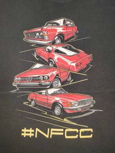 NOVOL '#NFCC' Vintage Classic Cars Graphic tee