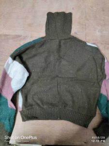 Striped Turtleneck Sweater