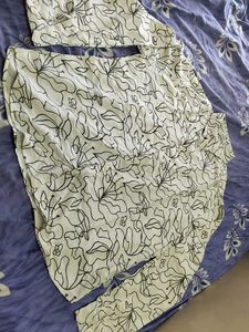White floral mens shirt