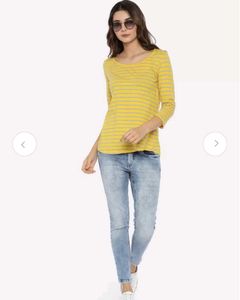 Striped Yellow Top