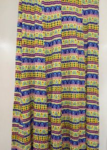 Bohemian Print Maxi Skirt