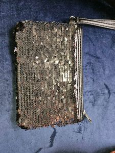 Sparkling Sequin Clutch Bag