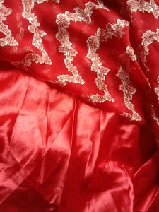 Red &amp; Gold Ethnic Skirt