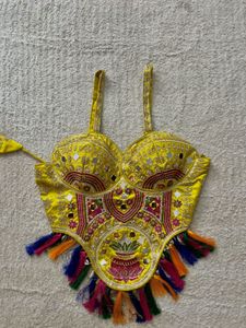Vibrant Yellow Embroidered Blouse