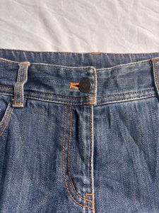 Low rise blue wash Jeans