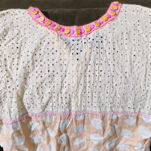 Boho Eyelet Dress