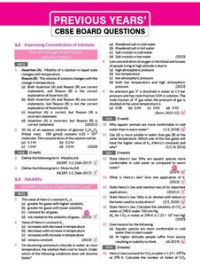 MTG CBSE Class 12 Chemistry Solved Papers