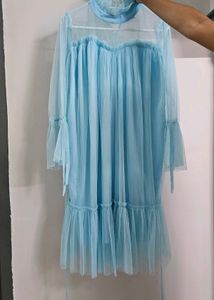 Blue Tulle Dress