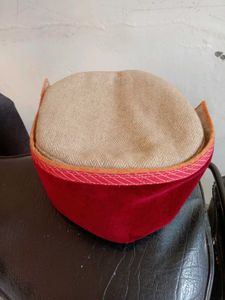 All.wool Kulu cap reversible handcrafted.