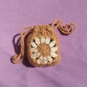 Crochet Earphones Pouch,Coin Purse 👛