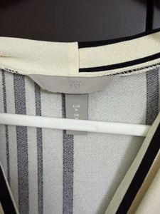 H&amp;M Chic Striped Midi Dress