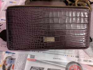 Stylish Croco Vanity Bag