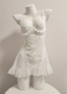 White sheer Dress
