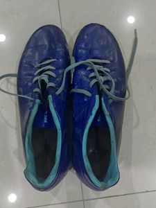 Blue Nivia Athletic Football Cleats